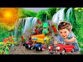 😱Two Tractor Pulling Out truck | Track accident Hmt😱 | Gadiwala cartoon #ProsonToys#kidsvideo #kids