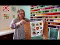 FlossTube #7 - Turning your Cross-stitch into a pillow with Kimberly - Fat Quarter Shop