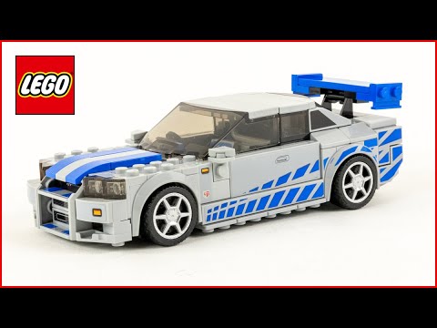 LEGO Speed Champions 76917 Nissan Skyline GT-R (R34) Speed Build for Collectors - Brick Builder