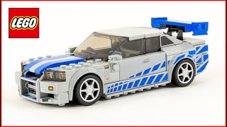 LEGO Speed Champions 76917 Nissan Skyline GTR (R34) Speed Build for Collectors  Brick Builder