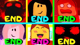 Roblox - All 6 Endings - Daycare 2 & 1!