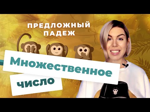 Предложный падеж. Часть 4. Множественное число | Русские падежи