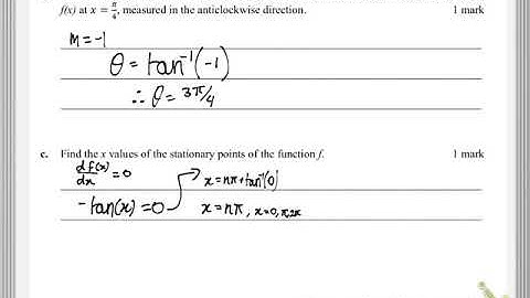 Math Methods Prac Exam 1 2018 solutions