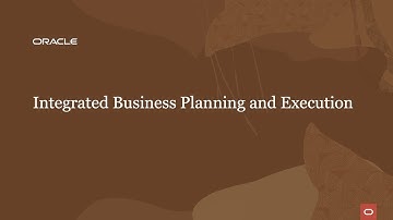 Integrated business planning and execution