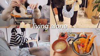 sub) Living Alone Vlog | introvert diaries, back to Japan, submitting big projects