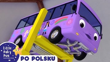 Koła autobusu - Fioletowy autobus | Piosenki dla dzieci po polsku - 30 minut! | Little Baby Bum