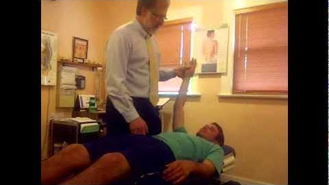 Chiropractic Treatment With Muscle Testing (Part 1 of 2)