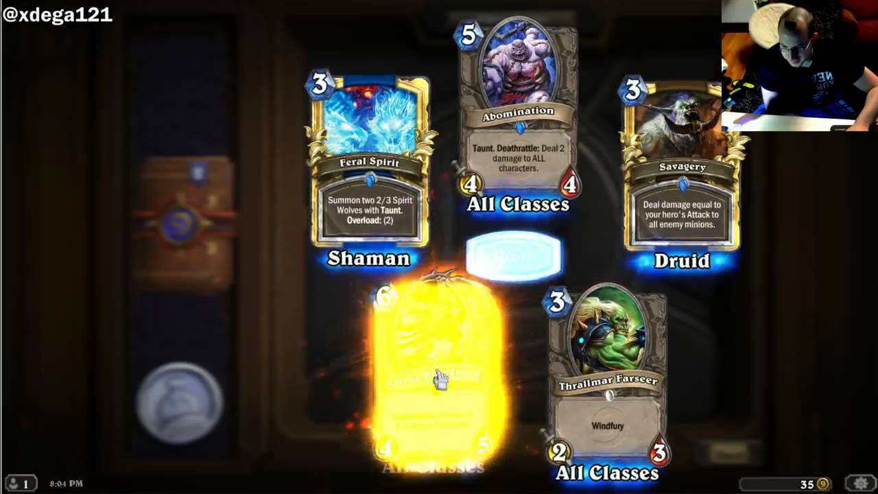 Hearthstone Card Pack Opening First Legendary! YouTube