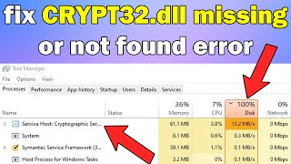 How To Fix Cryptographic Services High Cpu Or Disk Usage In Windows 10 Or 11