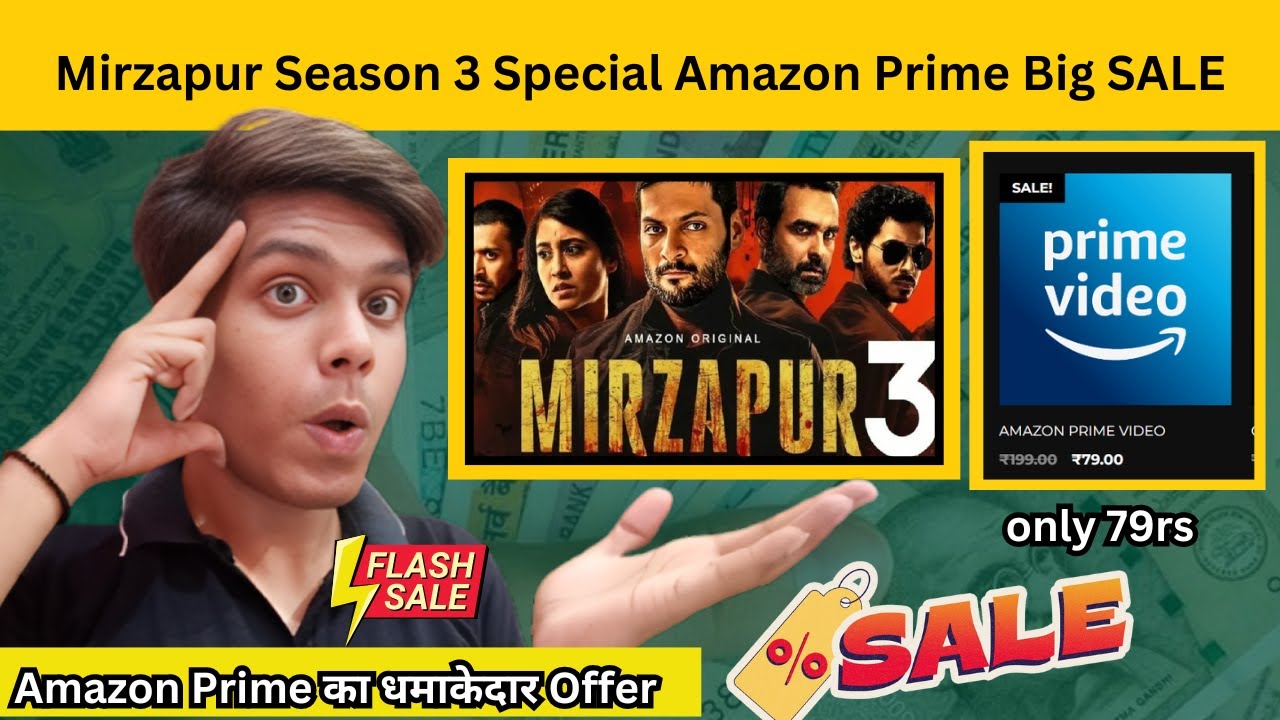 🔴Amazon Prime Big Sell | Cheap OTT Subscription | Watch Mirzapur Season ...