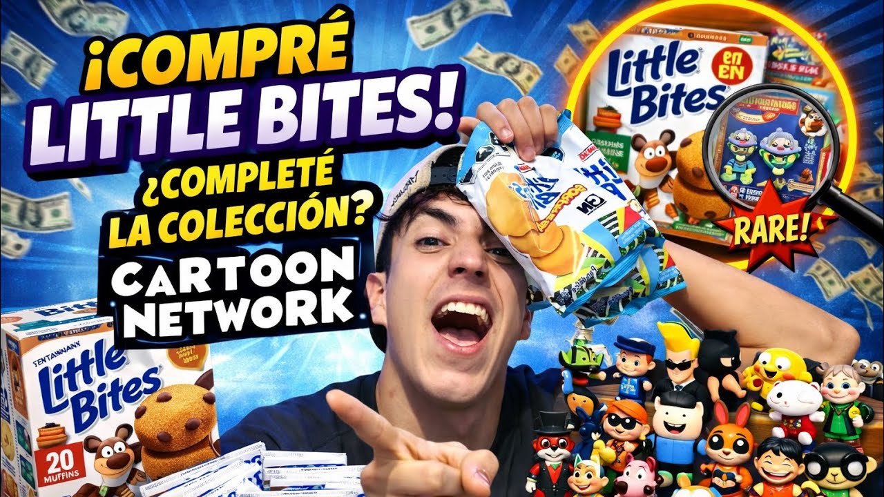 COMPRE LITTLE BITES ¿Logre completar la coleccion de Cartoon Network? 😱 ...