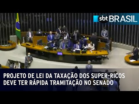 Projeto de lei da taxação dos super-ricos deve ter rápida tramitação no Senado | SBT Brasil (26/10/2