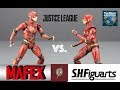 Justice League Movie Flash Figure - MAFEX VS S.H. Figuarts