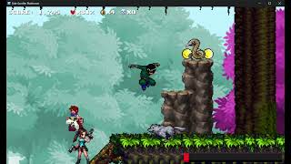 Side Scroller Platformer Lara vs Roy in the Forest