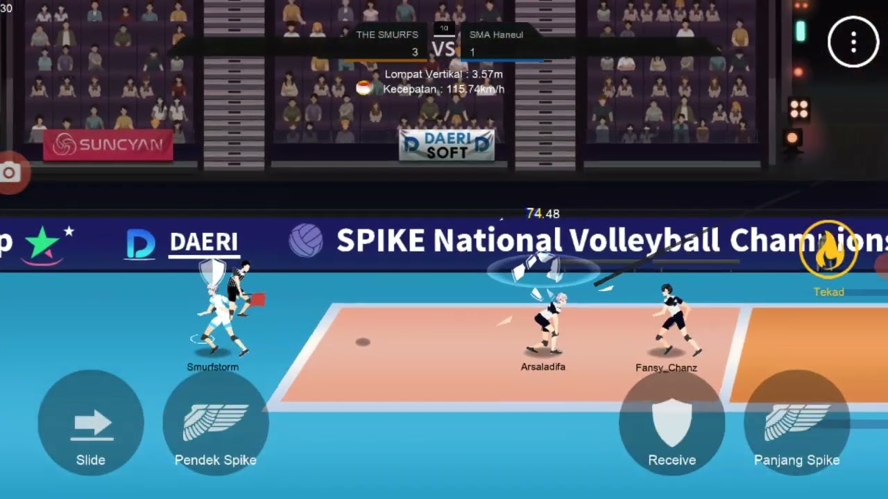 stage 18 - the spike volleyball