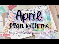 APRIL Plan With Me *Rainbow Edition!* No Kit Monthly Plan with me | #sarplans