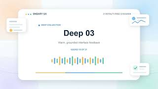 Ondary UX — Soft Interface Sounds Vol. 1 | 21 UI Sounds for Apps, Games & SaaS screenshot 4