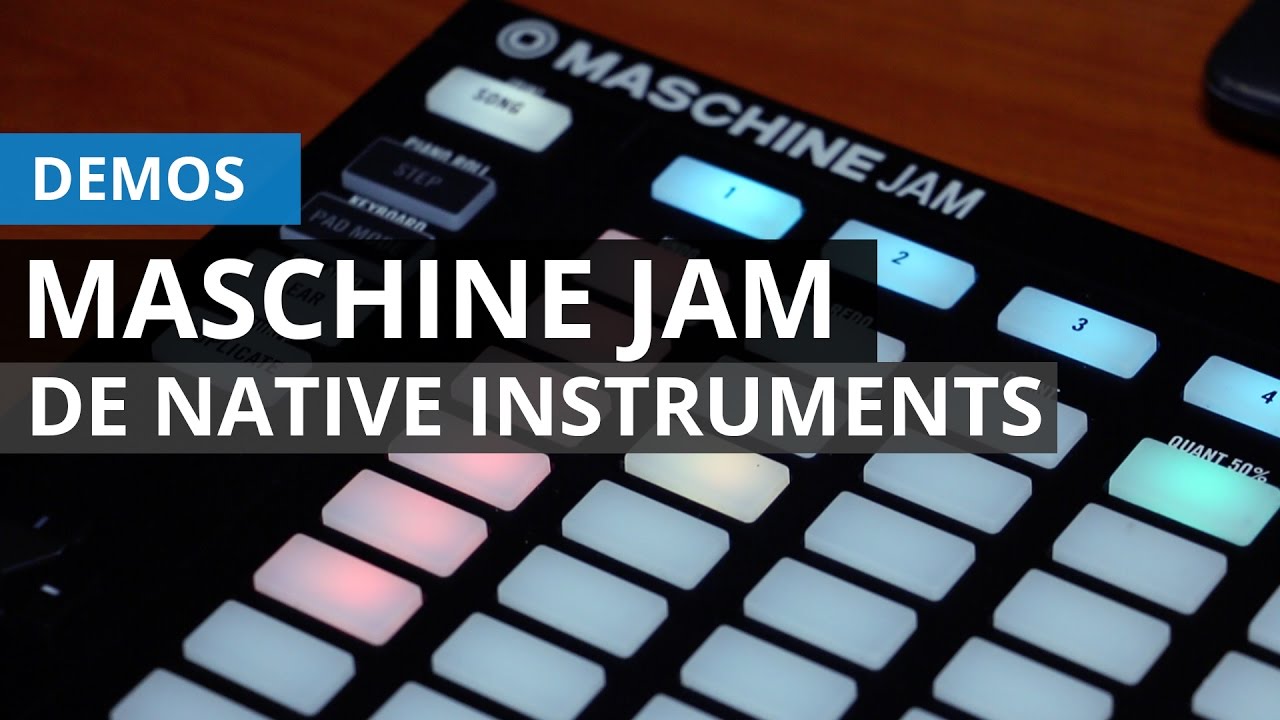 Demo de Maschine Jam, el nuevo controlador de Native Instruments - YouTube