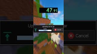 Speed running creating a minecraft server on linux.