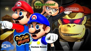 Rhythm Heaven Custom Remix - Objection Smg4