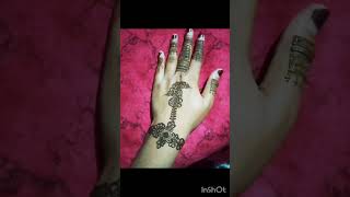 Simple henna art #henna #art #mehndi #design #tutorial