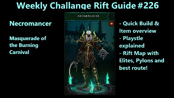 Diablo 3: Challenge Rift #226 - Quick & Easy Guide - Maps & Everything you need for a quick time!!