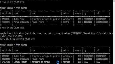 Aula13 Sintaxe comando delete no MySql