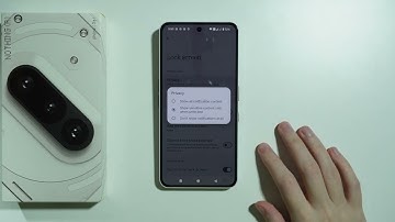Nothing Phone 3a/3a Pro: Hoe de inhoud van vergrendelschermmeldingen weergeven/verbergen