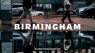 POV Street Photography in Birmingham | Framing, Reflections, and Wet Weather
