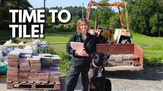 We Tiled Our First Floors! | Farmhouse Renovation (ep.58)