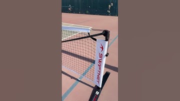 #SwiftNet 🥅 Pickleball Net Looking Sleek! 😍 #PickleballNet #TopPortablePickleballNet #Pickleball