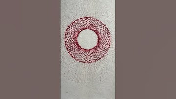 Spirograph Design | Spirograph Pattern #spirograph #art #spiral #shorts