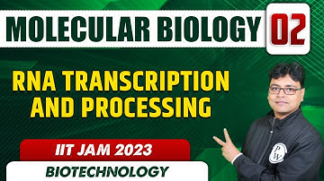 RNA Transcription and Processing | Molecular Biology 02 | Biotechnology | IIT JAM 2023