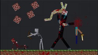 Minecraft Warden vs Herobrine    But its PPG! People Playground minecraft MOD