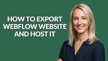 How to Export Webflow Website and Host It - Julia