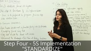 Lean Six Sigma l 5S l Step 4 Standardize l Seiketsu l 5S Course