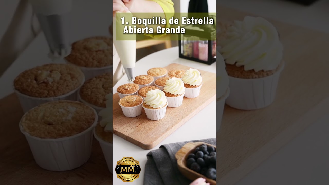 3 Boquillas Esenciales #cocinafacil #IAMM #pastel #buttercream #boquilla