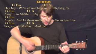 Video thumbnail of "Malibu (Hole) Strum Guitar Cover Lesson with Chords/Lyrics"