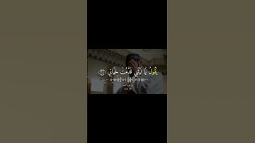 تلاوة مؤثرة من سورة بصوت القارئ محمد البراك 🥺 #قرآن #قران #تلاوات_خاشعة #حالات #قران_كريم