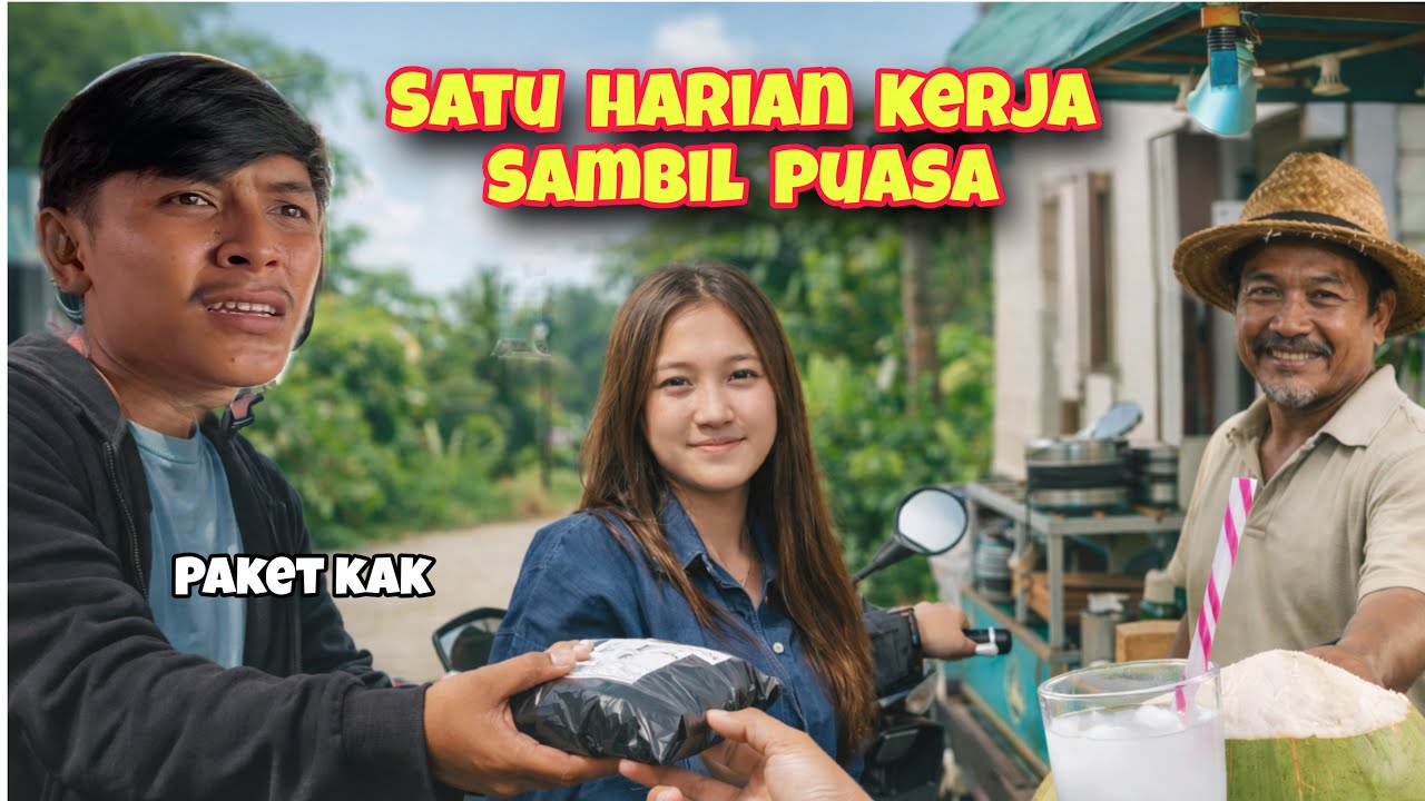 KEGIATANKU DI BULAN RAMADHAN  SATU HARIAN PUASA SAMBIL KERJA