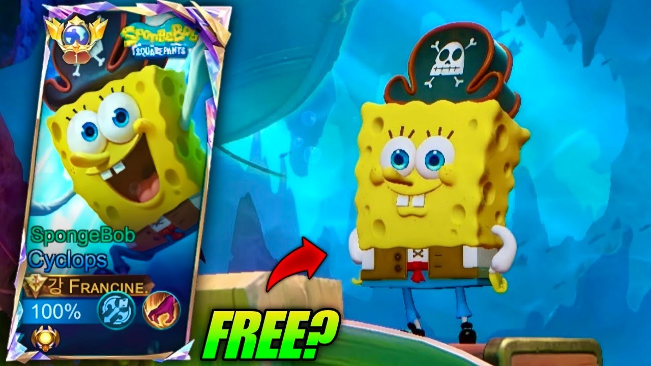 FINALLY CYCLOPS SPONGEBOB SKIN IS FINALLY HERE! 😱(THE BEST FREE SKIN EVER?!)