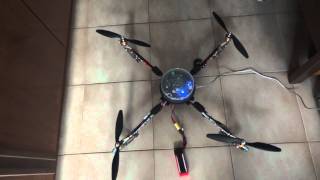 ArduCopter V2.4 - New motors test (easy and intuitive) - X Quad