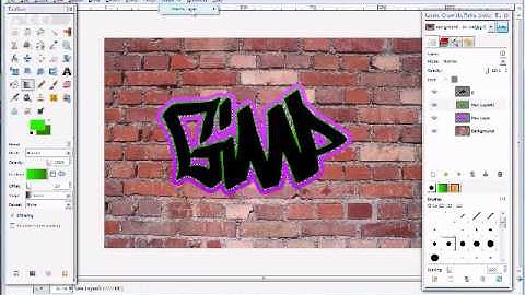 Realistic Graffiti in Gimp.wmv
