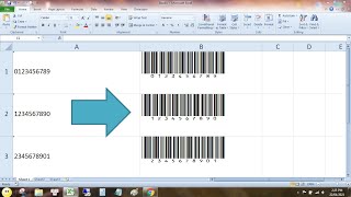 Tạo mã vạch bằng Excel đơn giản nhất - Hòa Blogger screenshot 2