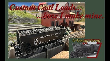 How I add custom coal loads to O Gauge Hoppers