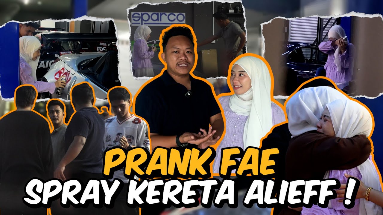 PRANKKK FAE SPRAY KERETA SPORT ALIEFF IRFAN !!!  FAE NAK KELUAR TEAM…