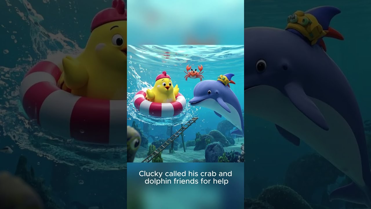  Shapes To The Rescue Clucky Saves Whale Kids Learning Adventure Kidsstorytime Viralshorts