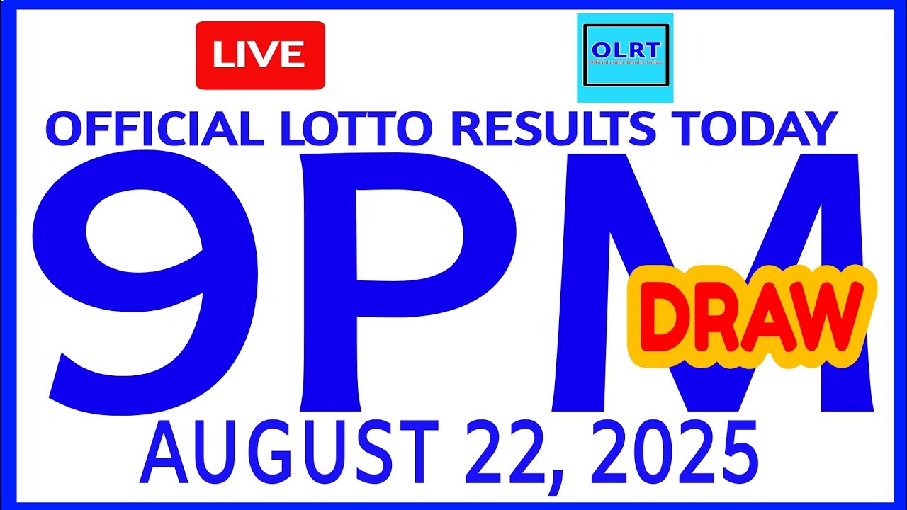 Lotto Results Today August 22, 2025 9pm draw swertres results