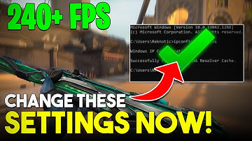 Change These SETTINGS Now to Boost FPS in VALORANT  - Lower Input Delay!