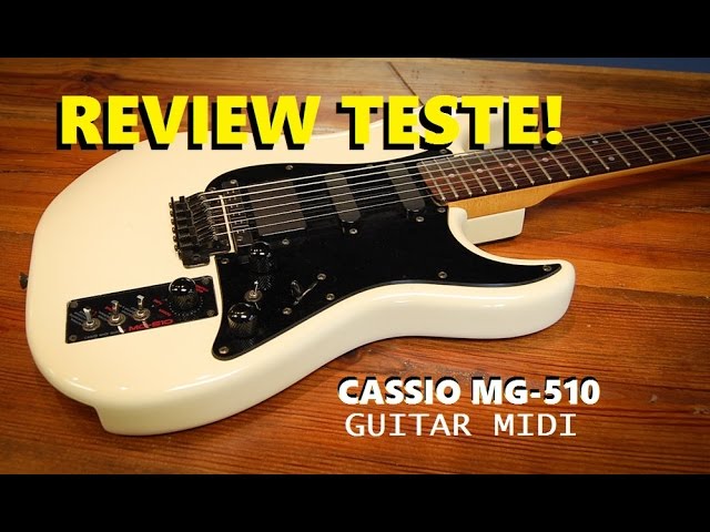 Casio mg510 MIDI guitar - YouTube